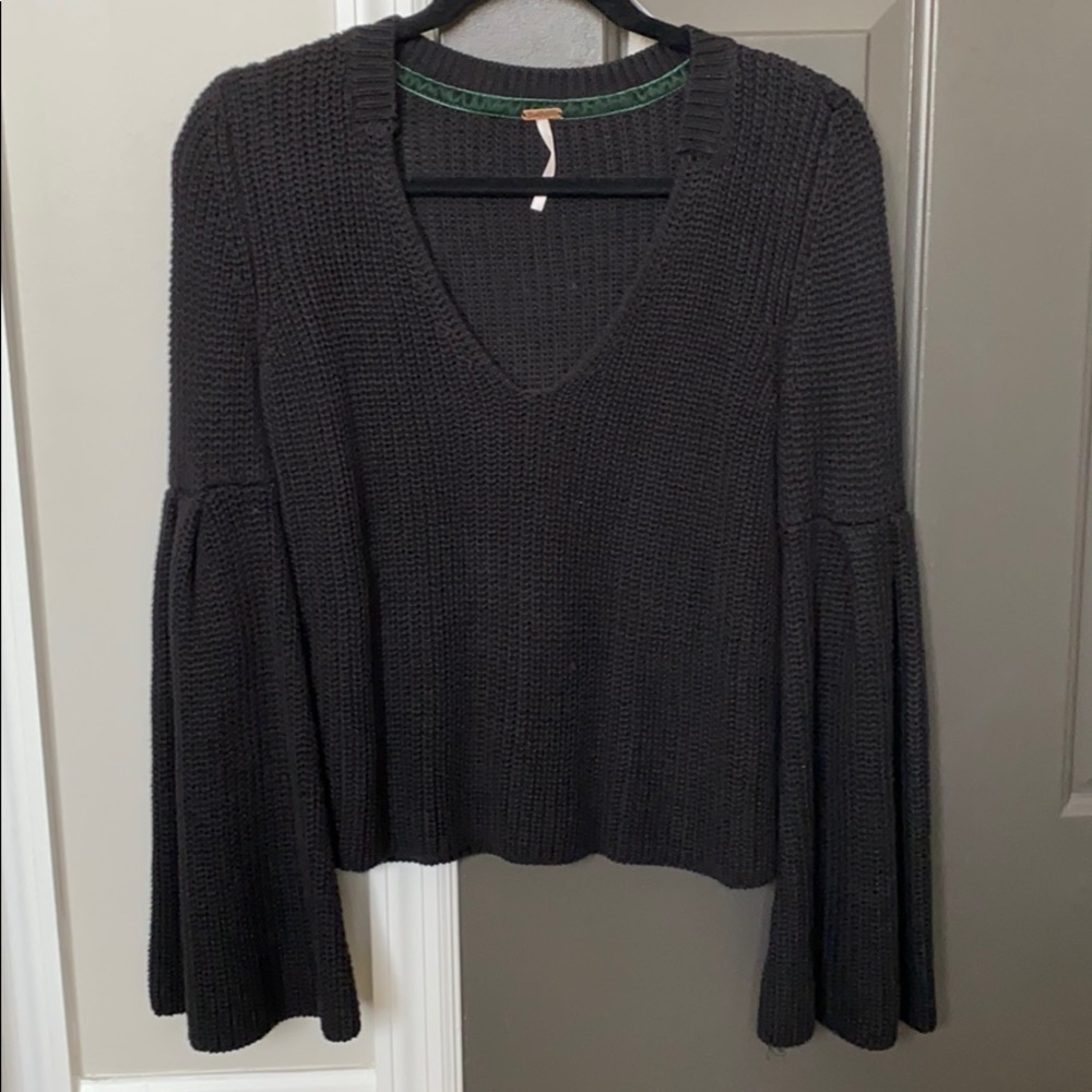 Free people flare arm sweater